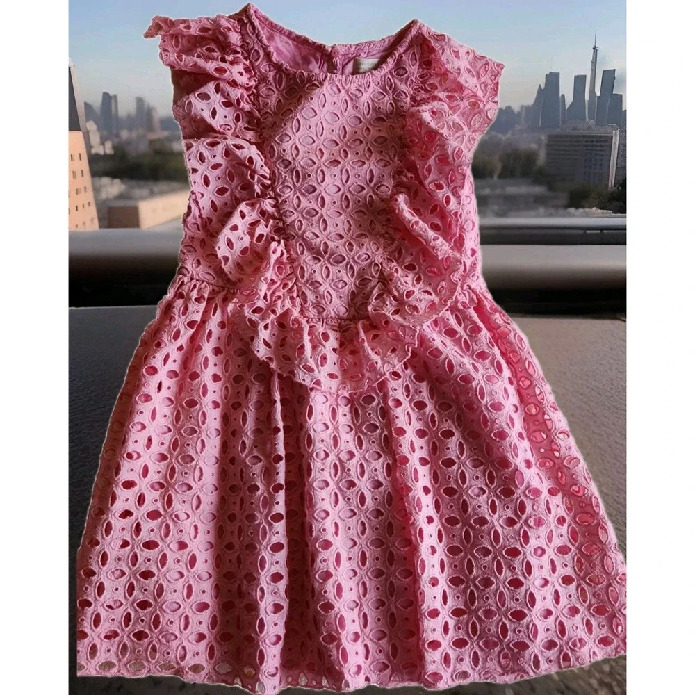 ZARA‎ Girl's Casual Collection Pink Dress -  Size: 8 (128cm)